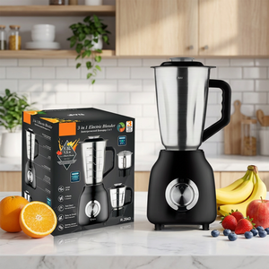 High Quality Juicer Grinder Blender Food Processor Combo 3-in-1 Stainless Steel