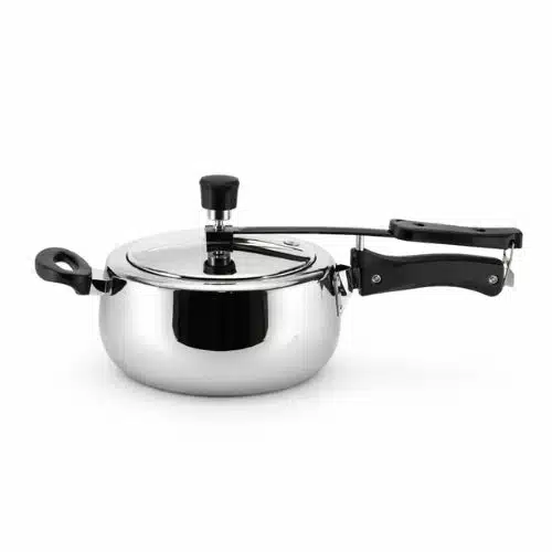 Tri-Ply Stainless Steel Inner Lid Belly Pressure Cooker