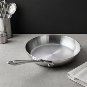 3.0mm Stainless Steel Frying Pan for Induction Cooktops