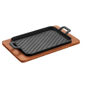Cast Iron Rectangular Double-Handle Induction Cooker