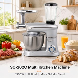 Multi Purpose Kitchen 7L 1300W Standing Mixer Grinder Blender