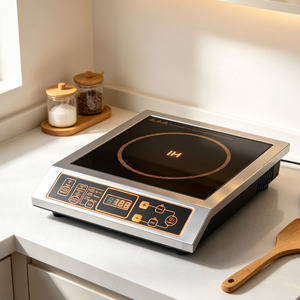 3500W Flat Induction Cooktop Waterproof Panel